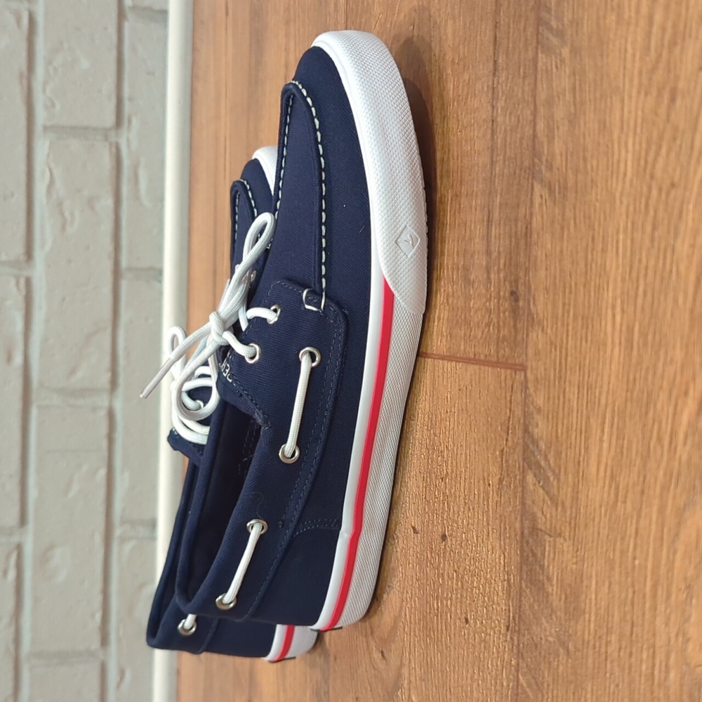 Sperry Boy's Bahama Navy boat shoes